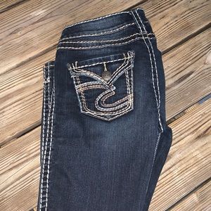 Silver Bootcut Jeans